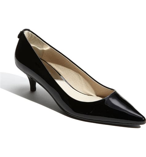 michael kors patent pump|michael kors low heeled pumps.